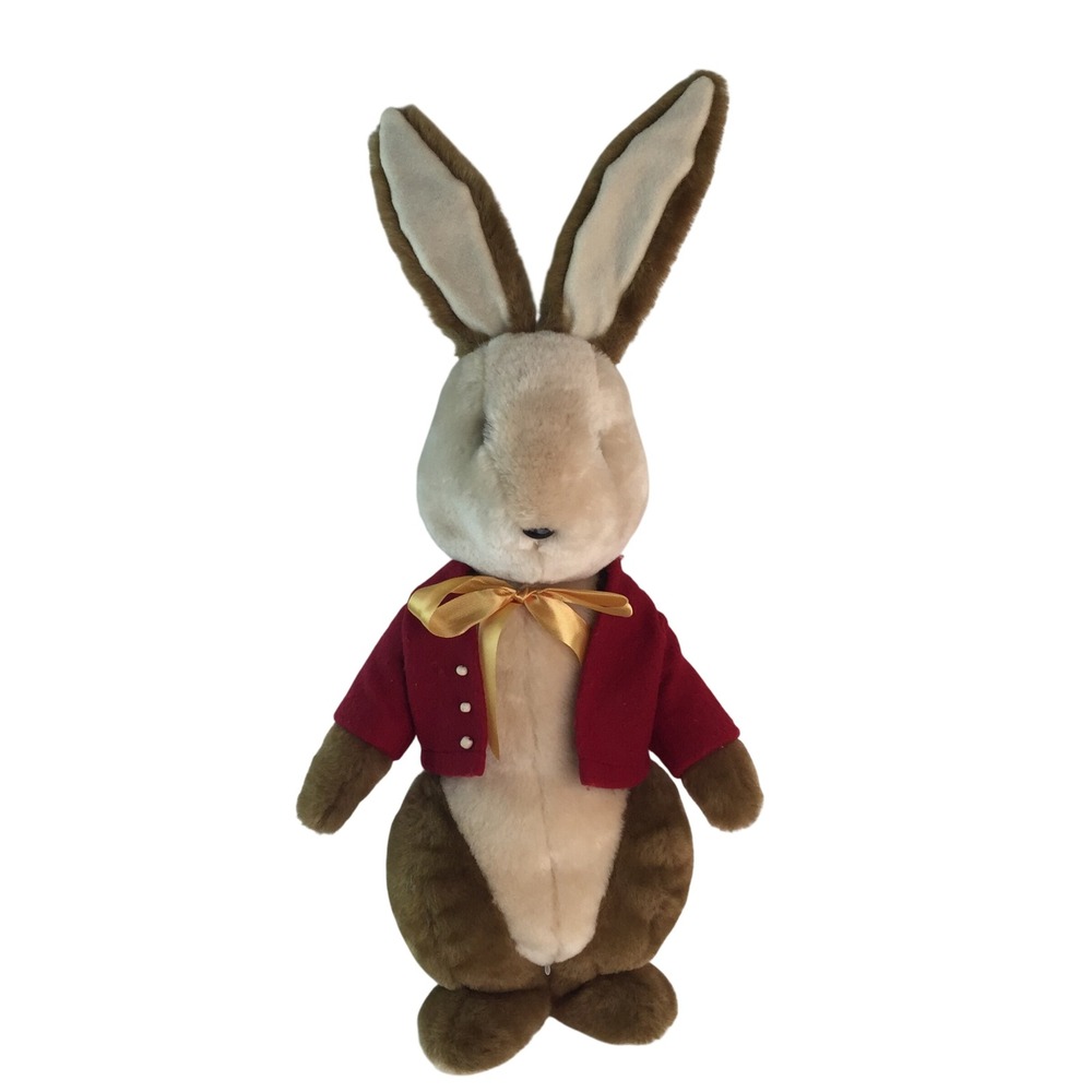 My Friendly Critters Solveig Hansen Plush Peter Rabbit 22" Vintage Rare‎